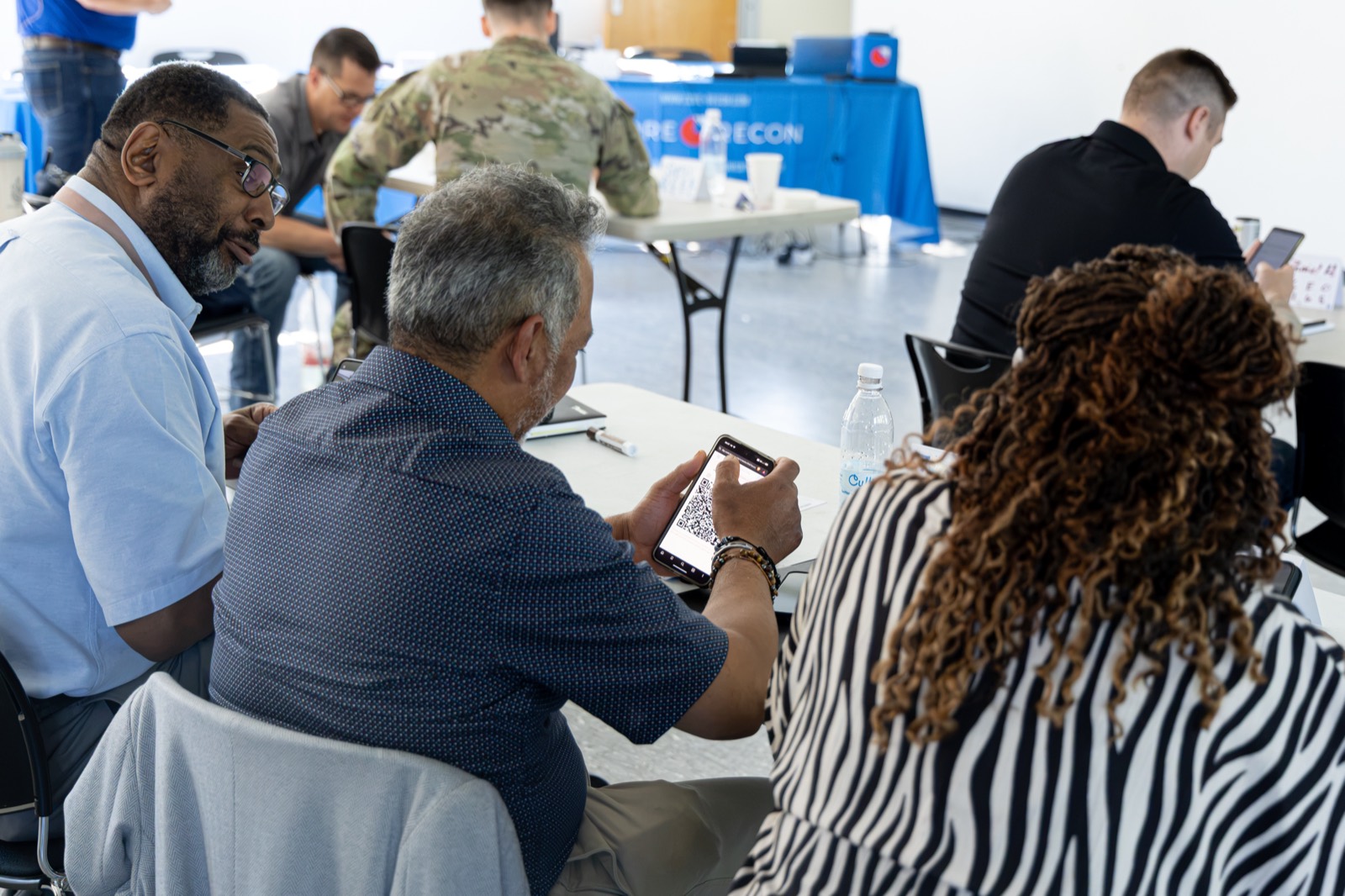 Leaders working through CORE Recon in training