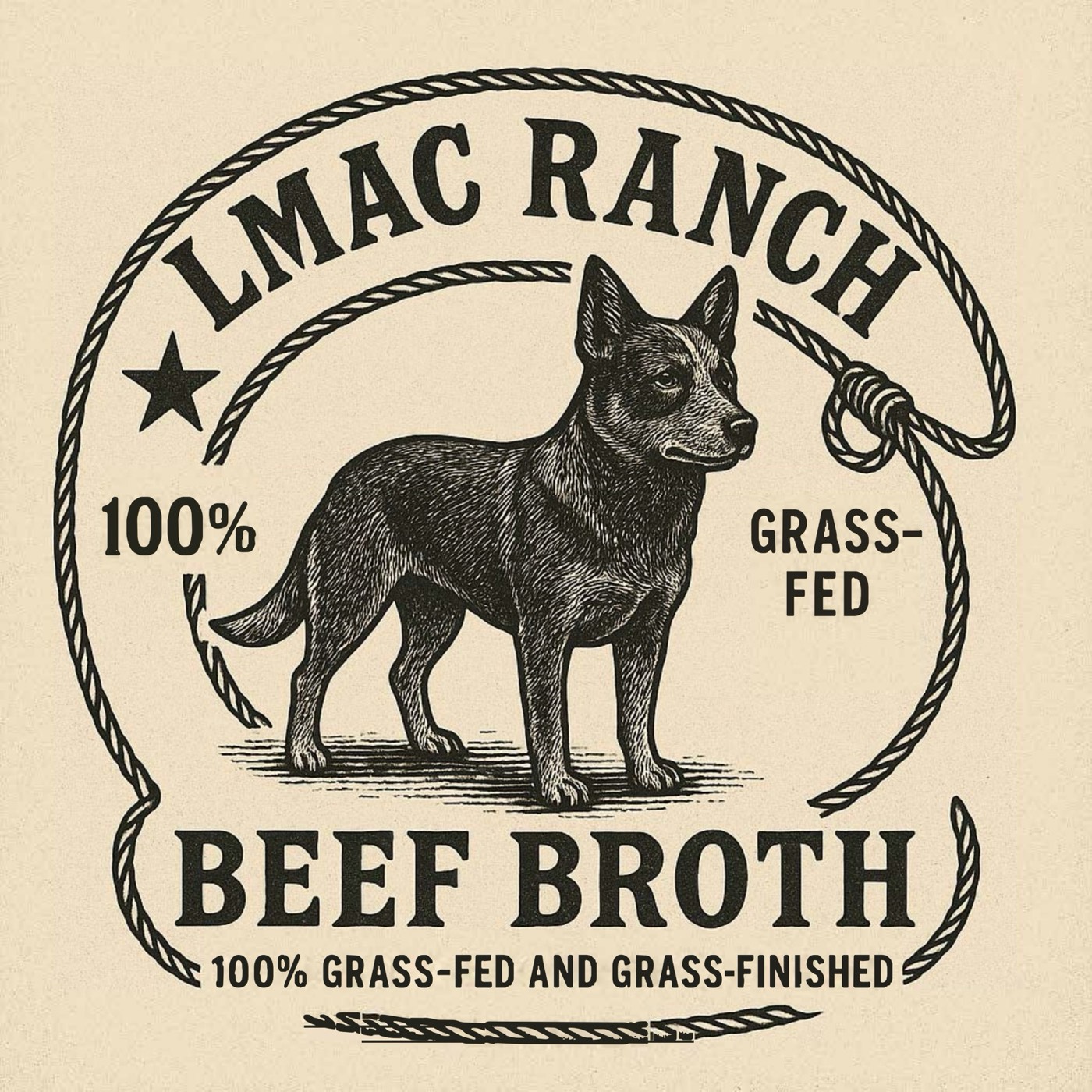 Packaging: beef broth label