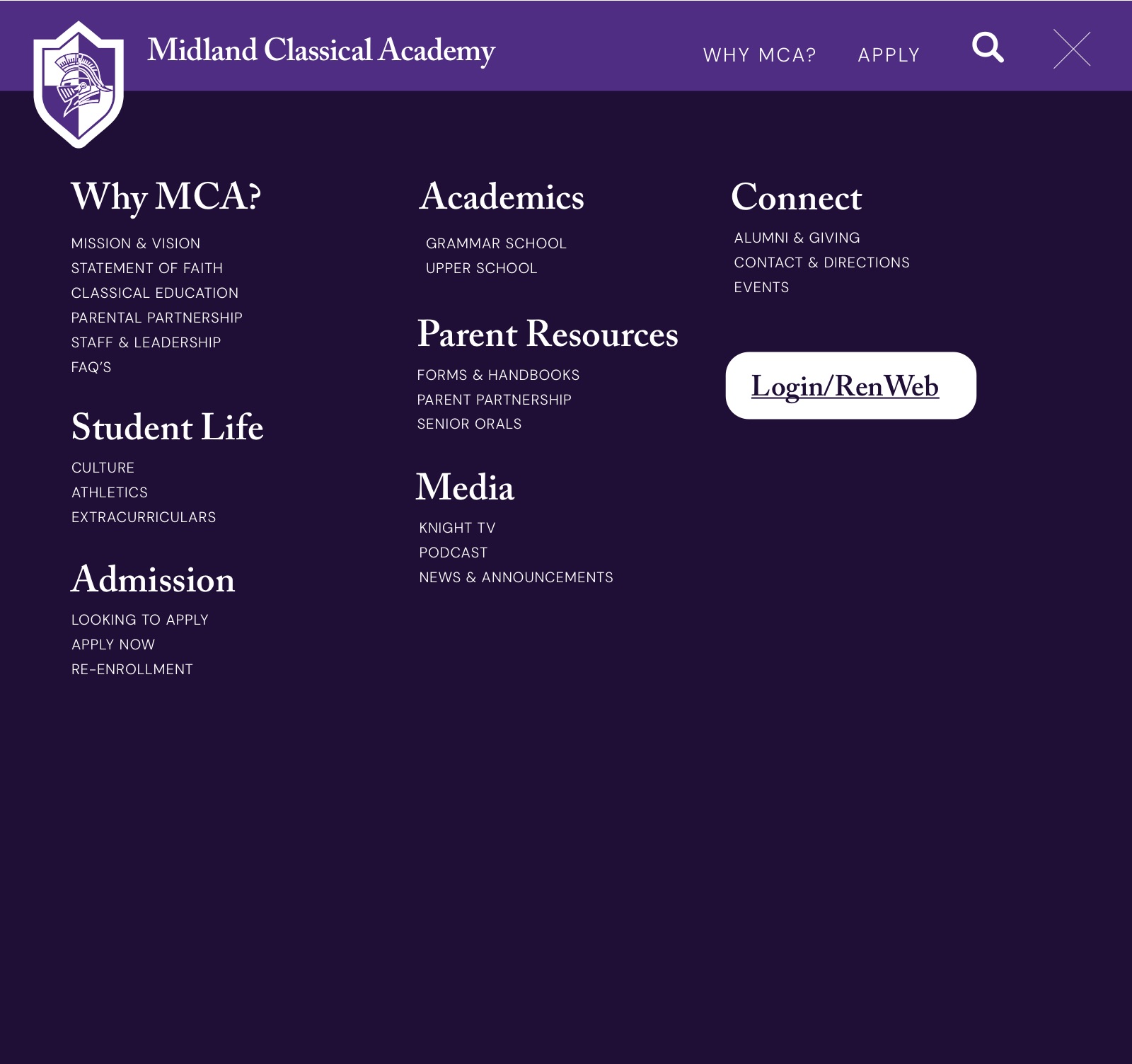 Site navigation design