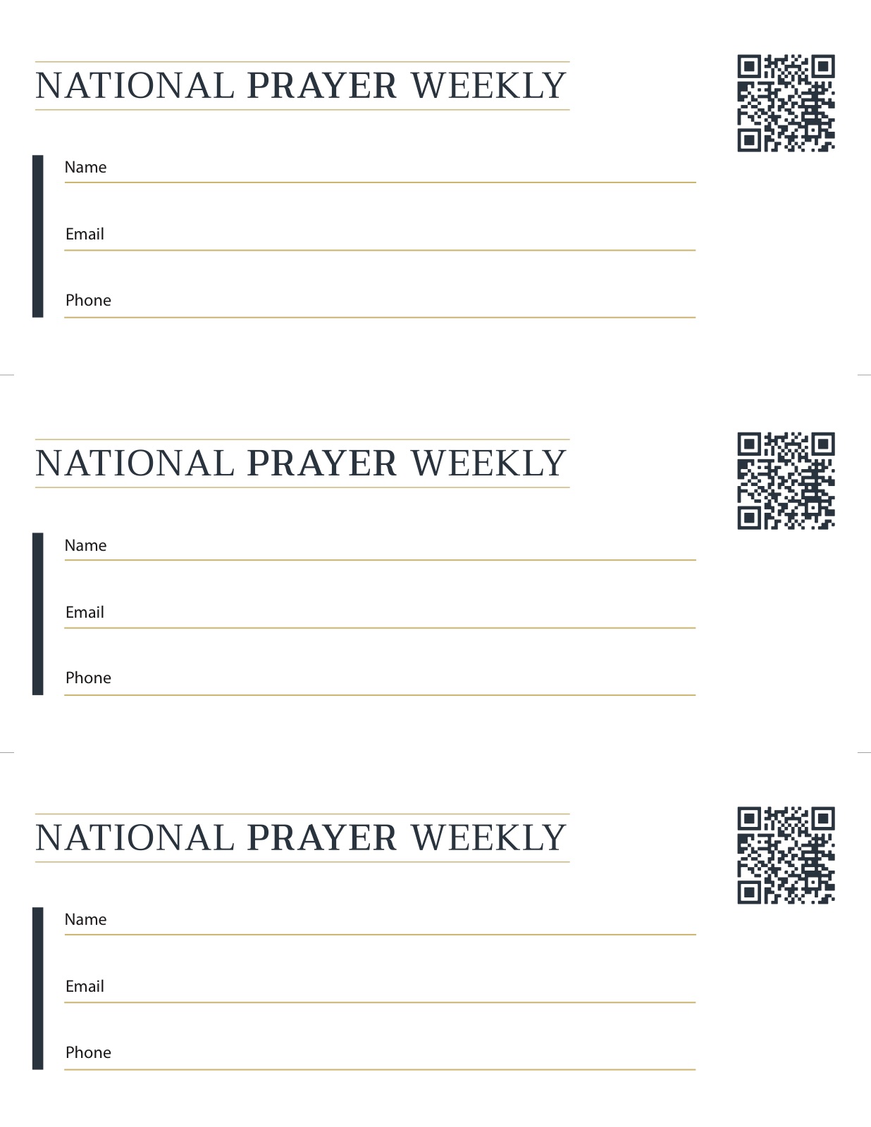 Sign-up sheet